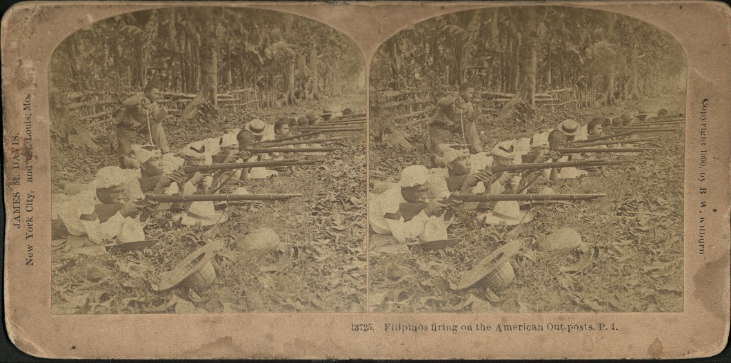 Filipinos firing on the American Out-posts, P. I.